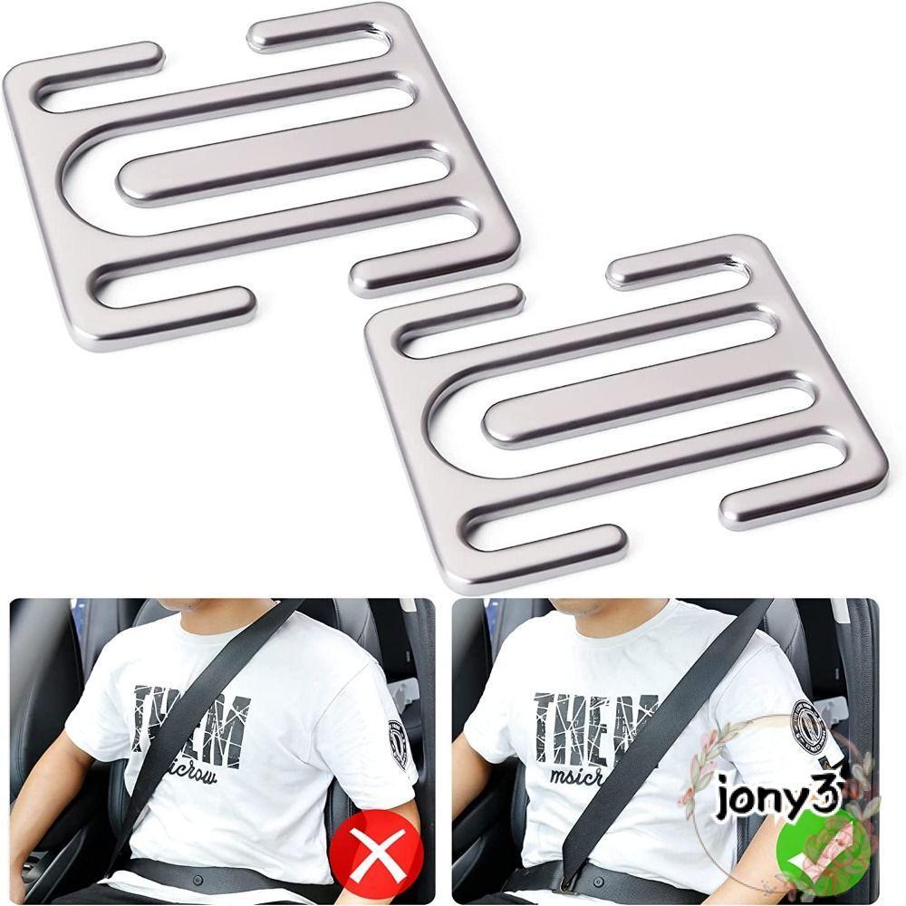JONY สายคล้องคอไหล่ Vehicle Stopper คลิปหนีบเข็มขัดนิรภัยในรถยนต์