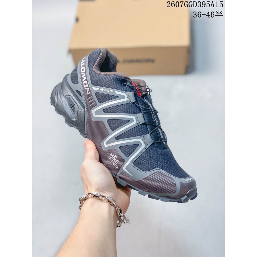 Salomon SPEEDCROSS3 Salomon รองเท้าวิ่งข้ามประเทศกลางแจ้งใช้ SENSIFIT เทคโนโลยีที่เหมาะสมทั้งหมดรอบต