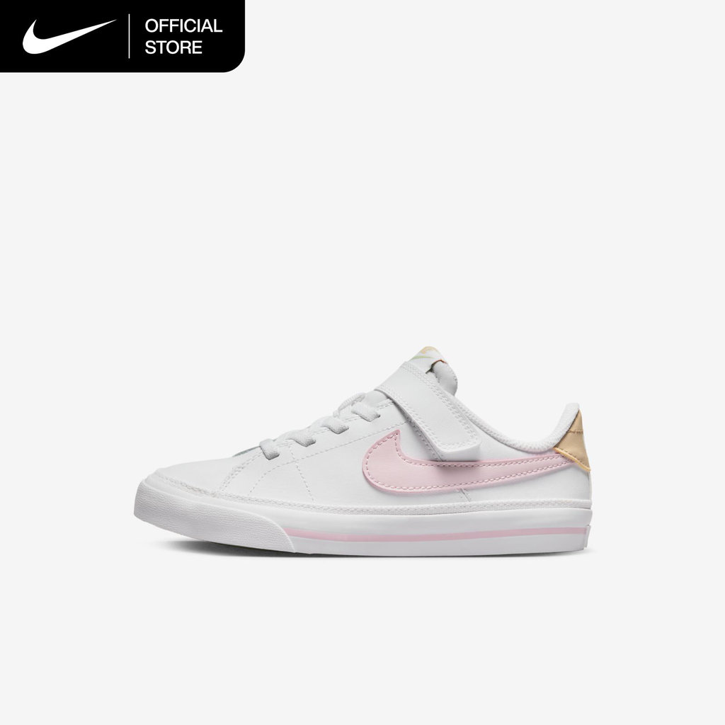Nike Younger Kids' Court Legacy Shoes - White [DA5381-115]