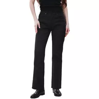 WRANGLER กางเกงขายาวผู้หญิง คอลเลคชั่น Wrangler Legends เอวสูง ทรงขาม้า รุ่น WR S226WBOTN03 สีดำ