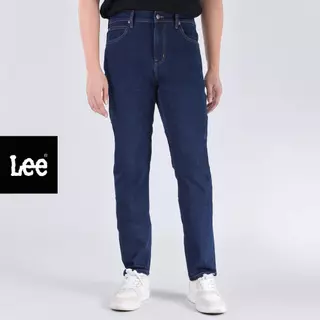 LEE กางเกงยีนส์ผู้ชาย เอวกลาง ทรงตรง รุ่น LE S326MEDDF05 สียีนส์เข้ม