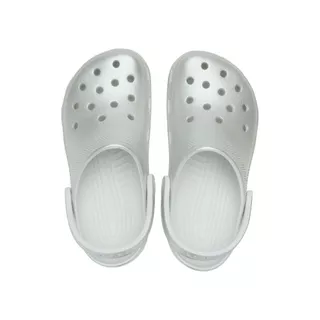 CROCS รองเท้าลำลองผู้ใหญ่ CLASSIC TINTED METALLIC CLOG - MOONLIGHT