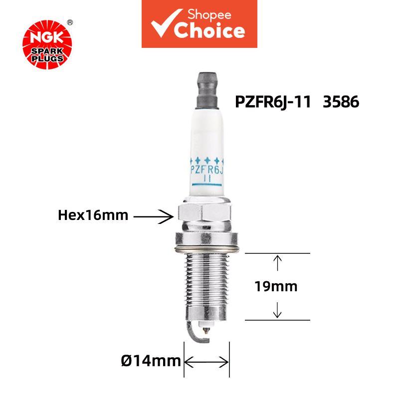 Ngk Laser Platinum Spark Plug Pzfr6j-11 3586 Long Life Fuel Saving Multi-กระบอกสําหรับรถจักรยานยนต์