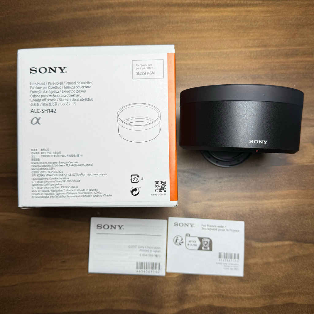 SONY Master SONY FE 85mm F1.4 GM SEL85F14GM Hood ALC-SH142 สินค้าแท้