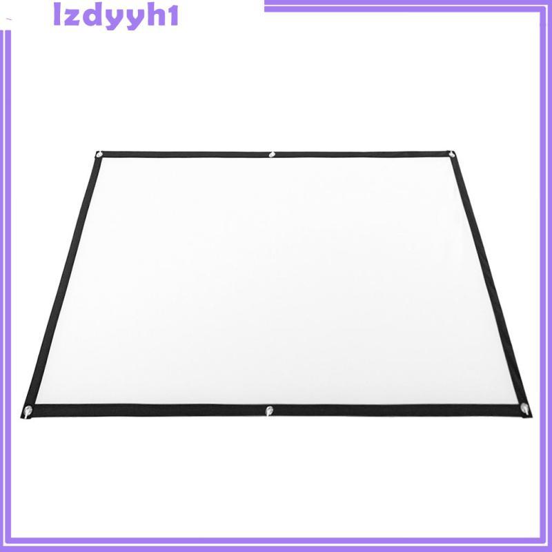 [JoyDIY] 60 '' Soft Projector Screen Film Home Cinema Movie Screen Projection 16:9 ใหม่