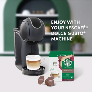 STARBUCKS BY NESCAFE DOLCE GUSTO แคปซูลกาแฟ CAPPUCCINO 12แคปซูล/กล่อง (3กล่อง)