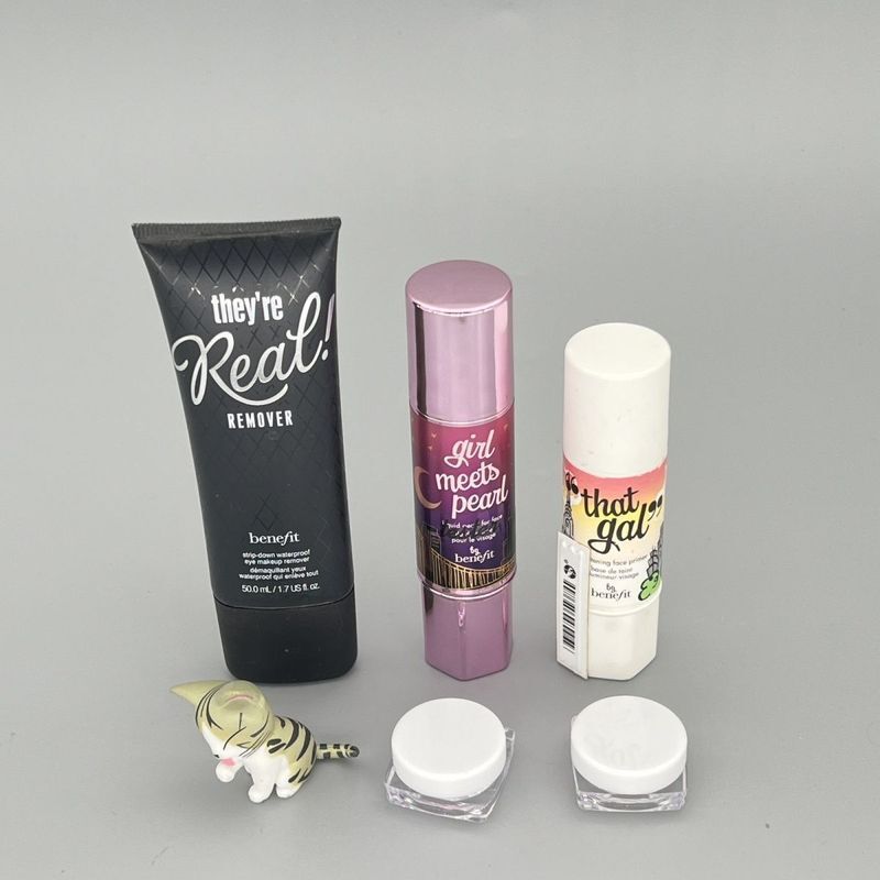 ✨Benefit Benefit Benefit Pearl Girl Liquid High Gloss/That Girl Glossy Makeup Primer 4-25-8