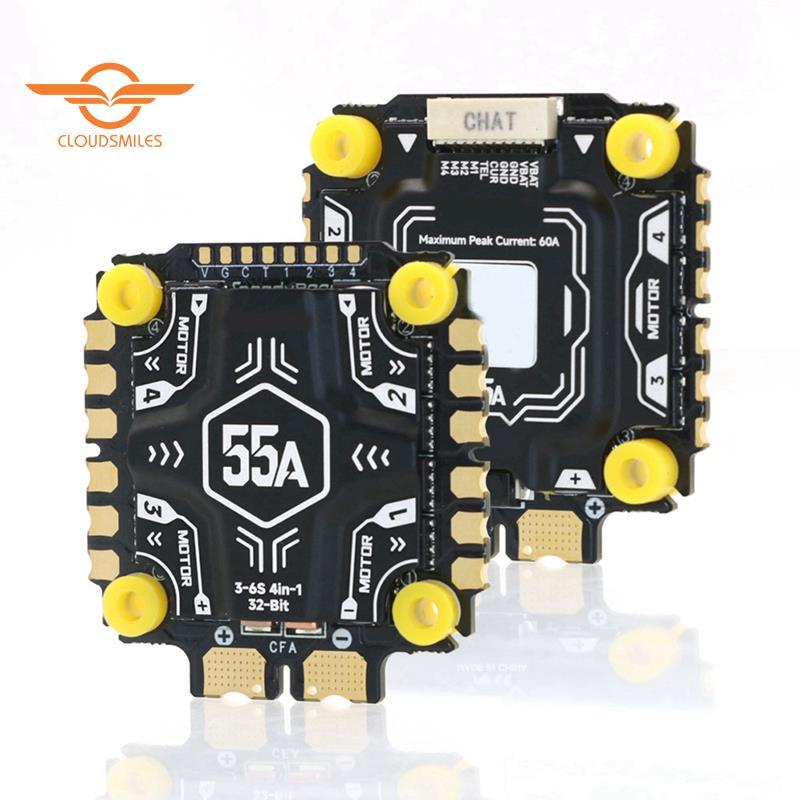 [CloudsMiles.th] F405 V5 55A Pro Flight Controller พร้อม OX32 Firmware, 32 บิต FC& ESC Stack สําหรับ