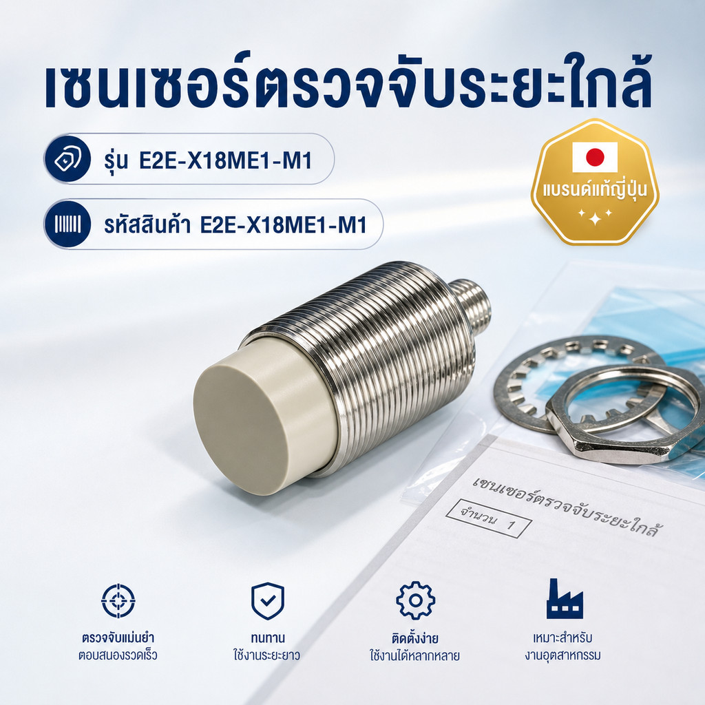 ของใหม่! E2E-X18ME1-M1 พร้อมส่ง จากไทย