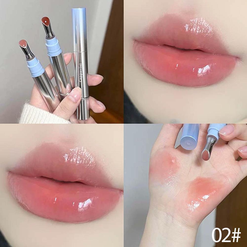美亚✨☆Mirror Gloss Lip Gloss, Hydrating High-shine Lip Gloss With Vitamin E, Non-sticky & Nourishing, 