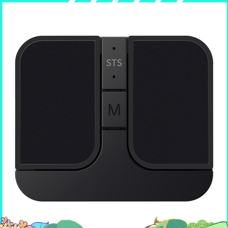 Mini Square Mouse Mini Mouse เมาส์คอมพิวเตอร์ไร้สาย Mini Capacitive Mouse สีดํา