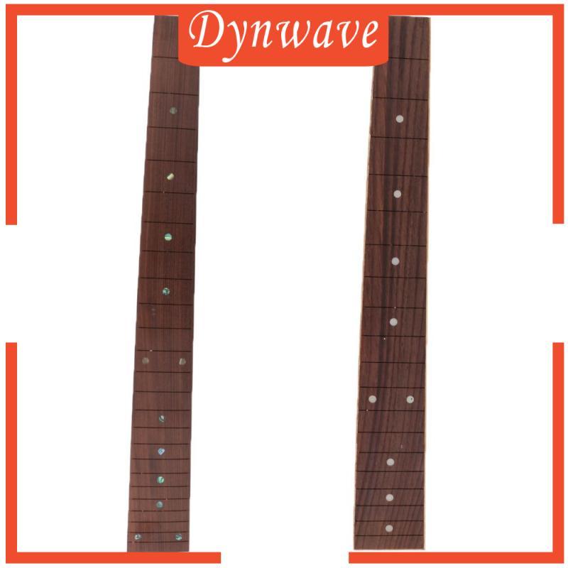 [Dynwave] 19/24 Fret Rosewood Fret Board Fingerboard สําหรับกีตาร์คอ Luthier วัสดุ