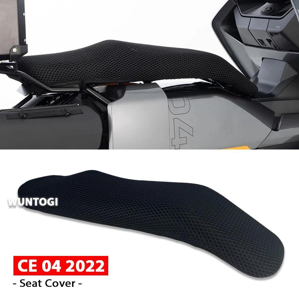A-CE04 ฝาครอบที่นั่งรถจักรยานยนต์ 3DการไหลของอากาศBreathableที่นั่งสําหรับBMW CE 04 CE-04 Ce04 2022 