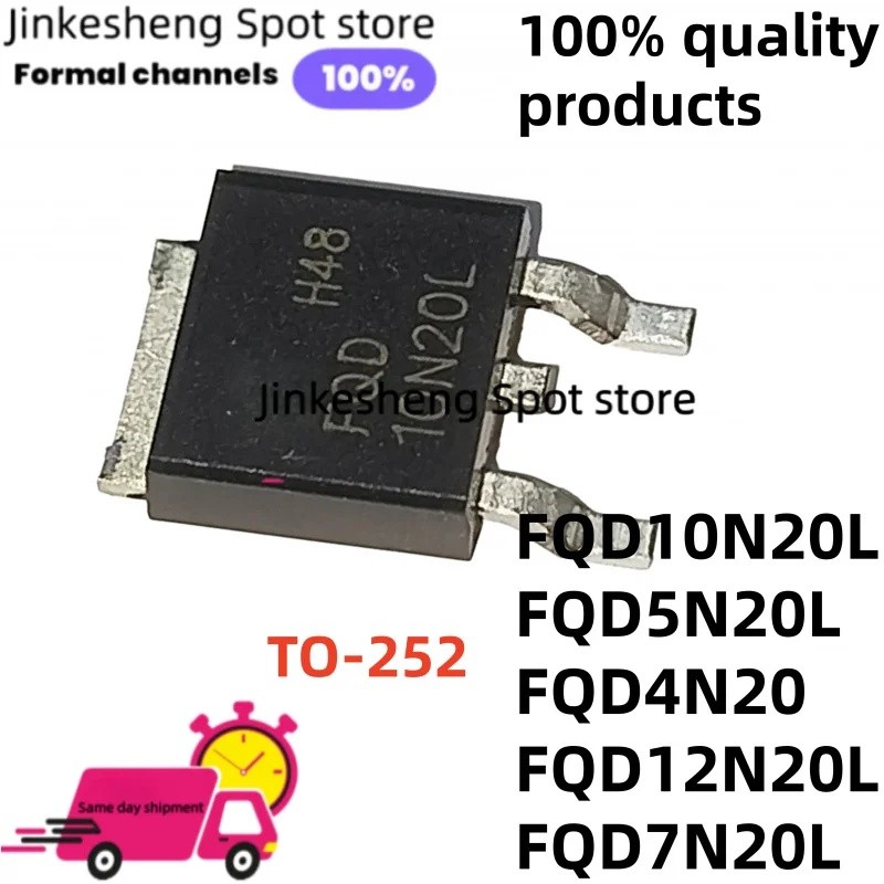 5PCS 100% ใหม่คุณภาพสูง TO-252 FQD10N20L FQD5N20L FQD4N20 FQD12N20L FQD7N20L Field-Effect