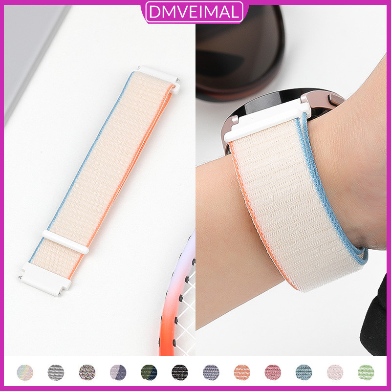 สายไนลอนหลอง for Garmin Watch Forerunner 165 570 265/Samsung Galaxy Watch/Huawei/Amazfit Bip 6 5/ Redmi Watch 5 Active