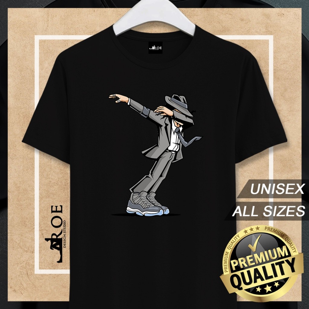Baju MICHAEL JACKSON 45 DEGREE LEAN | ผู้หญิงทุกเพศ | คอตตอน 100% พรีเมี่ยม