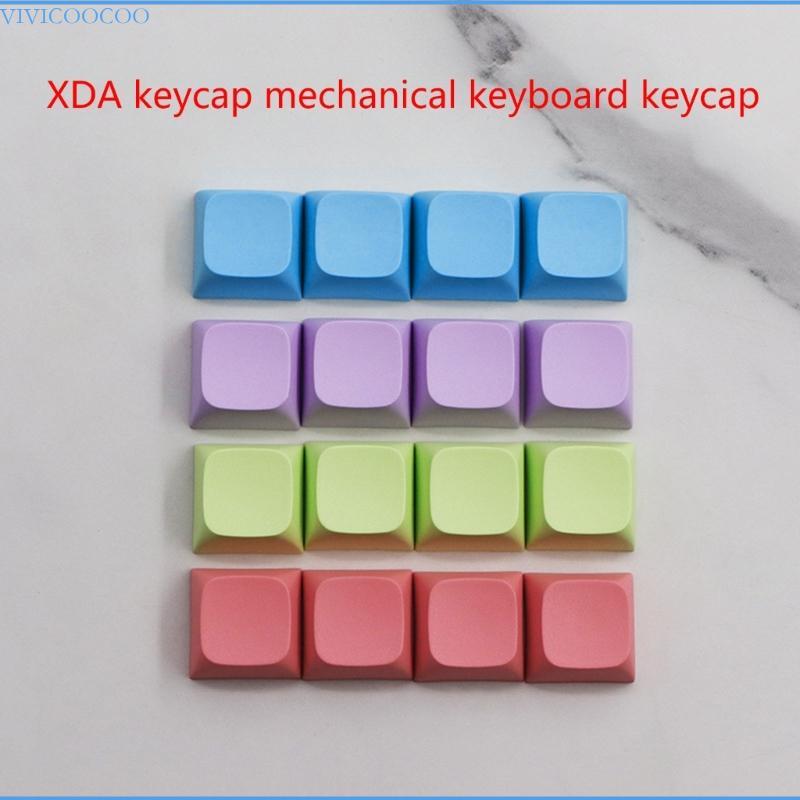 VIVI Durability PBT Keycaps สบายพิมพ์ XDA Keycaps สําหรับคนรักเกมปุ่มตัวอักษรที่ไม่ซ้ํากันระยะยาวใช้