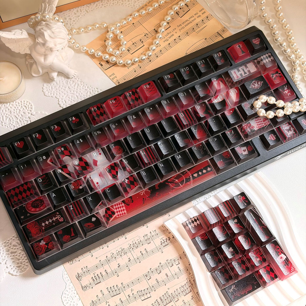 keycap ใส keycap Long Cheng Lost Alice Keycap 119 Key Fog โปร่งแสงโรงงานเดิม Highly Adapted Mechanic