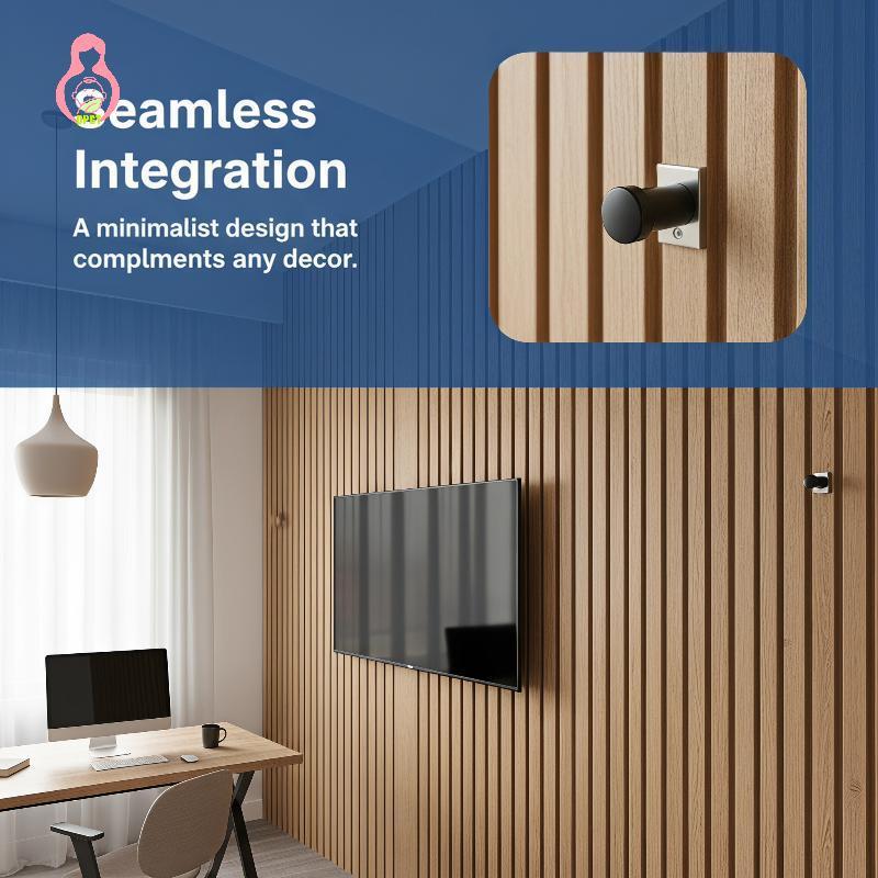 [DPGT] Twist-Lo Acoustic Panel Clips 1 Set Wall Mount Fasteners Damage-Free สําหรับโฮมเธียเตอร์ Soun