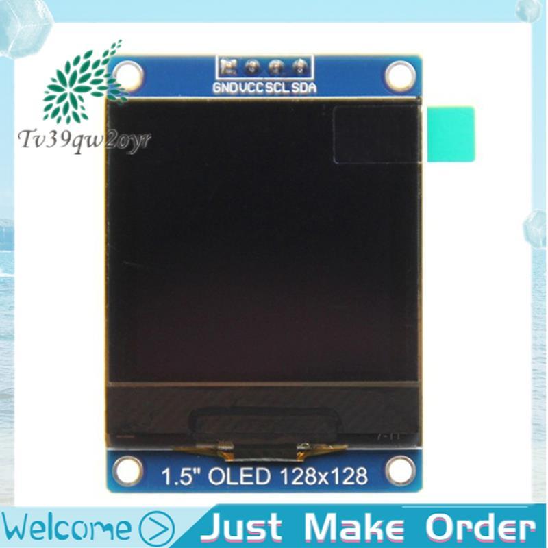 1.5 "โมดูลหน้าจอแสดงผล OLED SH1107 128x128 พิกเซล, อินเทอร์เฟซสําหรับ 51 STM32 P22101
