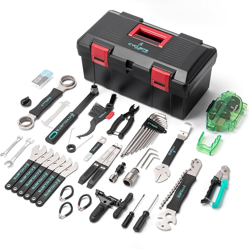 CYCLISTS Bicycle Tool Set Compatible with Shimano 29 Pieces Pro Made in Taiwan Tool Kit with Toolbox