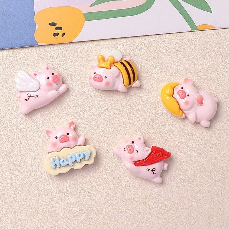 Naughty Pink Pig Charm Set – Super Naughty Piglet Squad ubtbenz