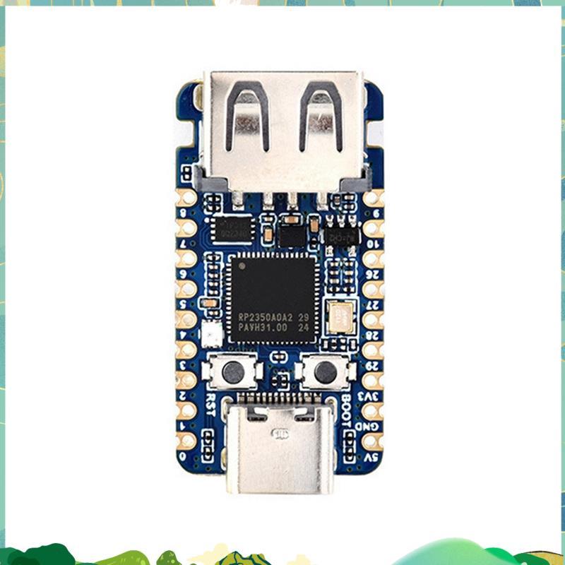 RP2350-USB-A RP2350A USB Mini Development Board 2Mb Flash Core Board โปรแกรมอินเทอร์เฟซ USB Demo Boa