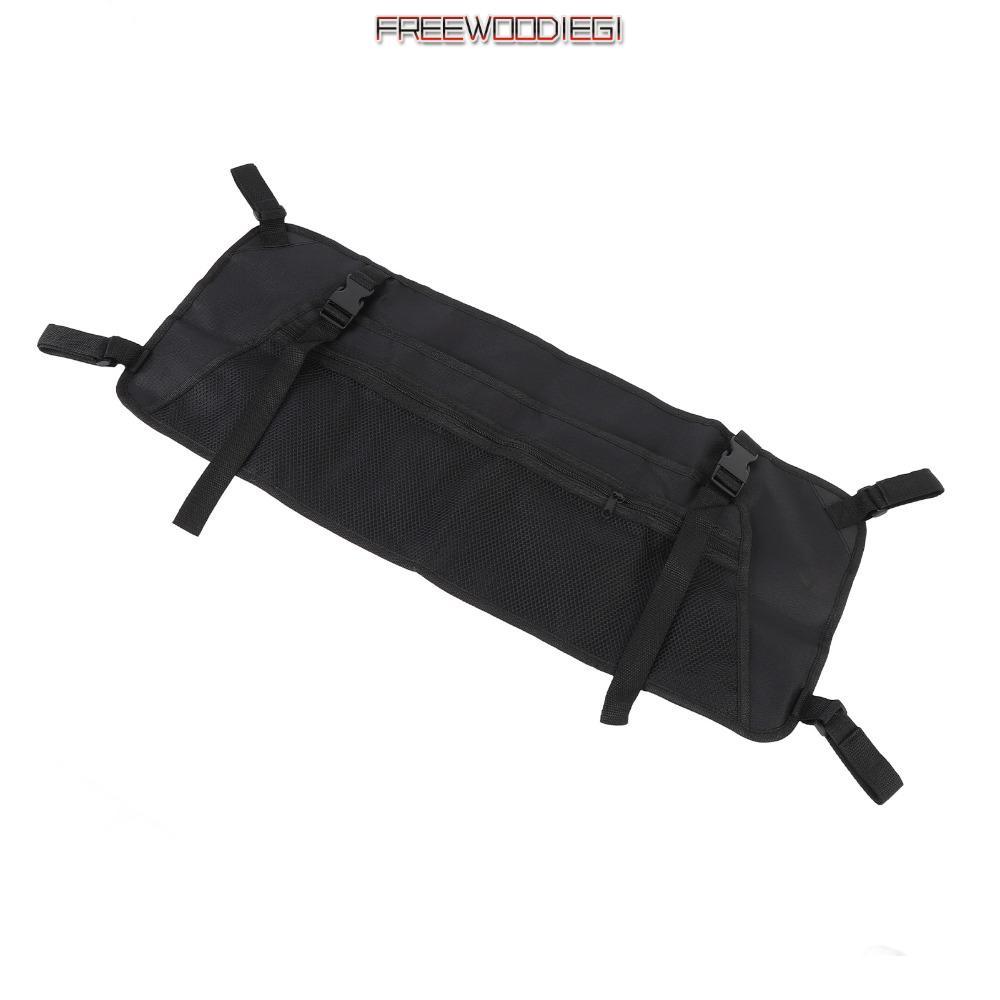 FREEWOODIEGI Wagon Cargo Organizer,ที่ถอดออกได้ตาข่ายWagon Cargo,ปฏิบัติพับ600Dผ้าสีดําWagonกระเป๋าด