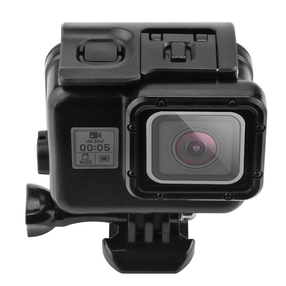 45m กันน้ําใต้น้ําดําน้ําสําหรับ GoPro Hero 7 6 5 สีดําภายใต้น้ําสําหรับ Go pro อุปกรณ์เสริม