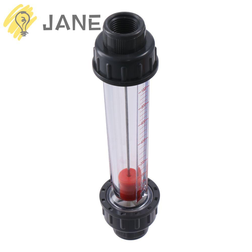JANE Peak Flow Meter, LZS-15D หลอดพลาสติก Rotameters, คุณภาพสูง 100-1000L/H Flowmeter