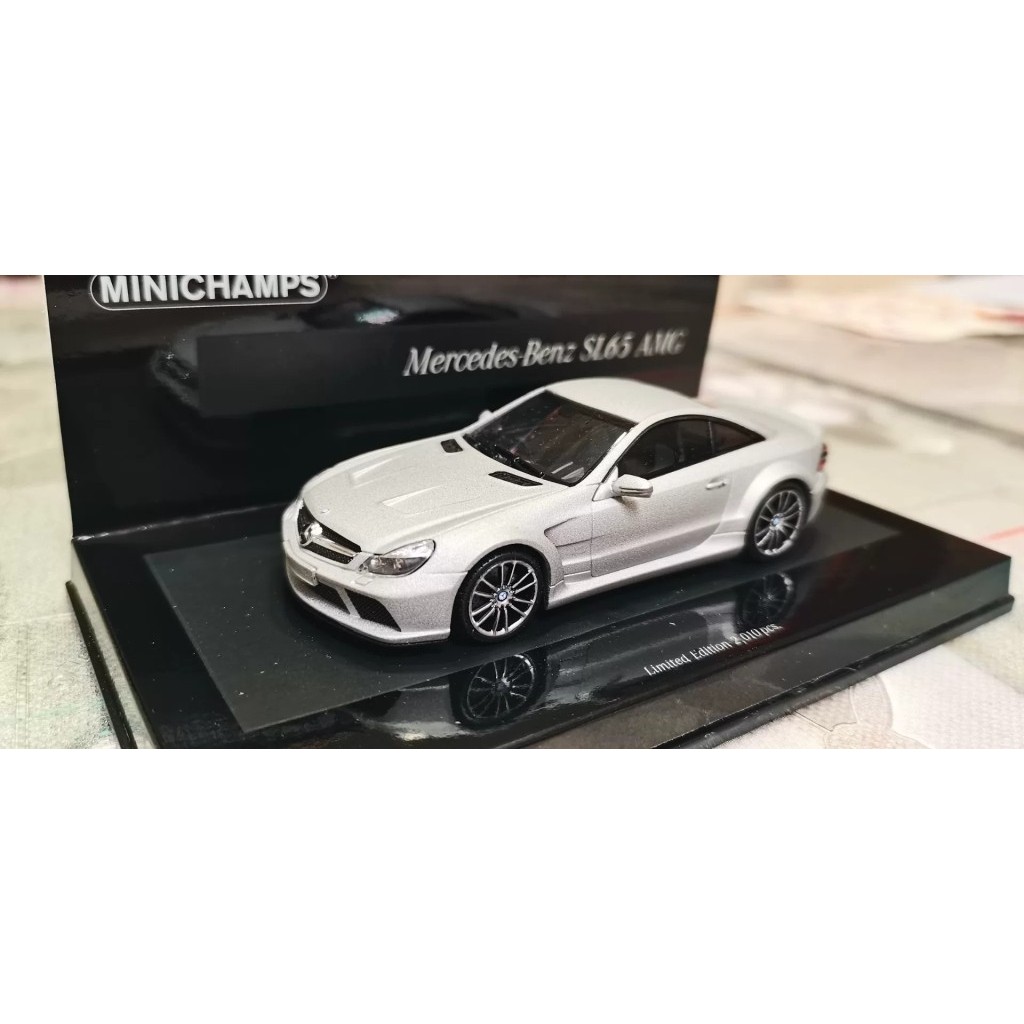 [สต๊อกพร้อม] minichamps Mini Cut 1/43 Mercedes-Benz SL65 AMG Matte Grey แพ็คเกจเดิมทั้งดี มือที่สอง