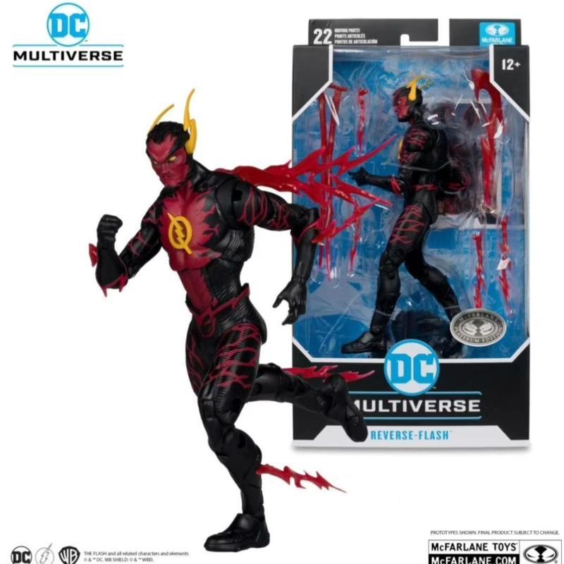 23 ซม.ป้ายเงิน Anti-Flash Back Flash Figure Action Figure ของเล่นรุ่น Flash Neptune McFarlaneand