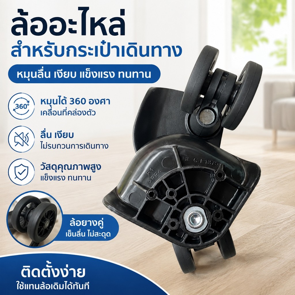 Lojel cubo ล้อเปลี่ยน 1375 ล้อสากล lojel อุปกรณ์เสริมเดิมช่องกระเป๋าเดินทางอะไหล่ซ่อม XFMR