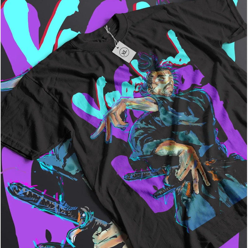 เสื้อยืด Vagabond Musashi Miyamoto Matahachi Honiden A
