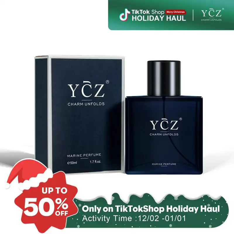 YCZ Midnight Gentleman Mens Perfume50กลิ่นหอมไม้ตะวันออกยาวนานพร้อมบันทึกโกโก้ วานิลลา กล้วยไม้ ไม้จ