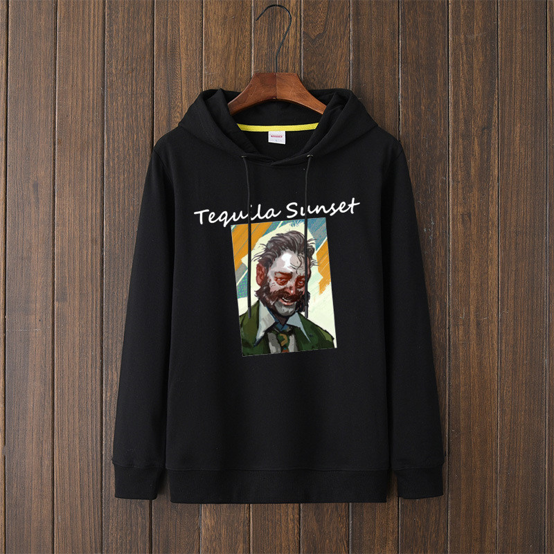 เสื้อฮู้ดเกมสินค้า Disco Elysium สไตล์ใหม่ เสื้อพูลโอเวอร์แบบยูนิเซ็กส์ ทรงหลวม เสื้อกีฬาสำหรับคู่รั