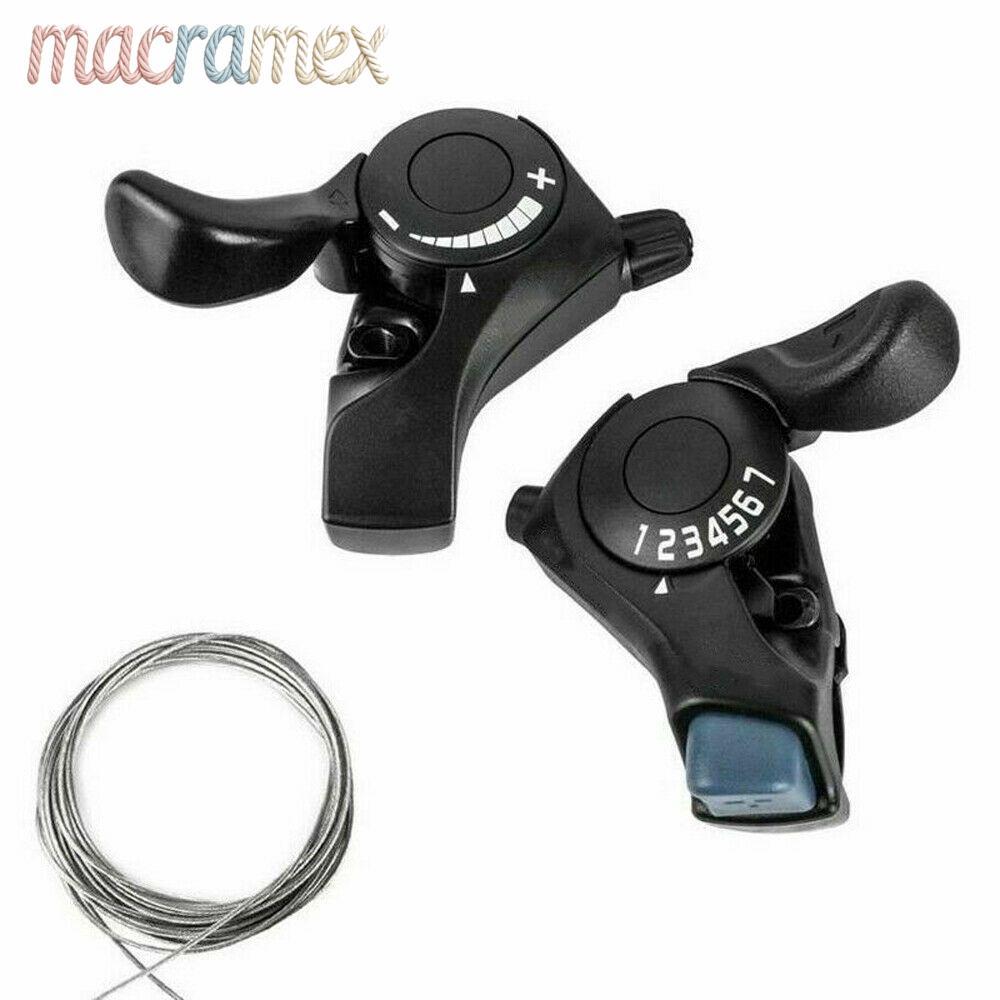 3/7/21 Speed Handlebar Twist Grip Speed Change Universal Cycling Gear Shifter