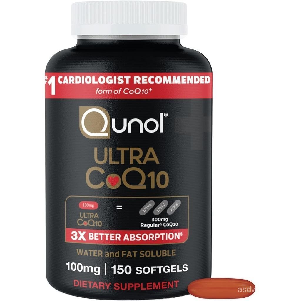 QunolUltra Coenzyme Q10 100mg Soft Capsules-3 ครั้งการดูดซึมดีกว่าผล-โคเอ็นไซม์ Q10-ต้านอนุมูลอิสระส