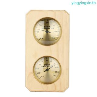 YIN ซาวน่า 2 in 1 ซาวน่า Hygrothermograph ในร่มเซลเซียสไฮโกรมิเตอร์สําหรับโรงแรมหรือห้องซาวน่า