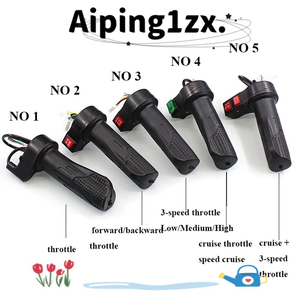 NG1ZX คันเร่งแฮนด์ความเร็ว 36V 48V สีดํา 12V 24V ด้ามจับคันเร่งสําหรับขี่จักรยาน