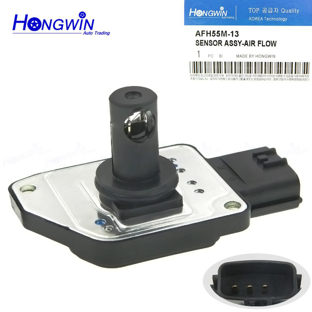 MAF Sensor สําหรับ Suzuki Aerio 2.0L, Esteem 1.6L 1.8L (AFH55M-13 / 13400-64G00)