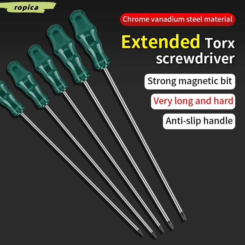 ROPICA Torx ไขควง, T15 T20 T25 T30 พร้อมไขควงหกเหลี่ยมรู, เครื่องมือคุณภาพสูง 400 มม. ไขควงอัลเลน
