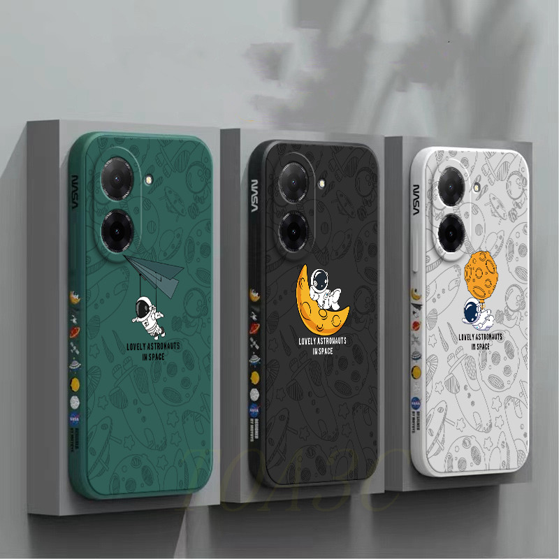 เคส Redmi A7 A5 เคสโทรศัพท์ลายการ์ตูนนักบินอวกาศซิลิโคน XTKR