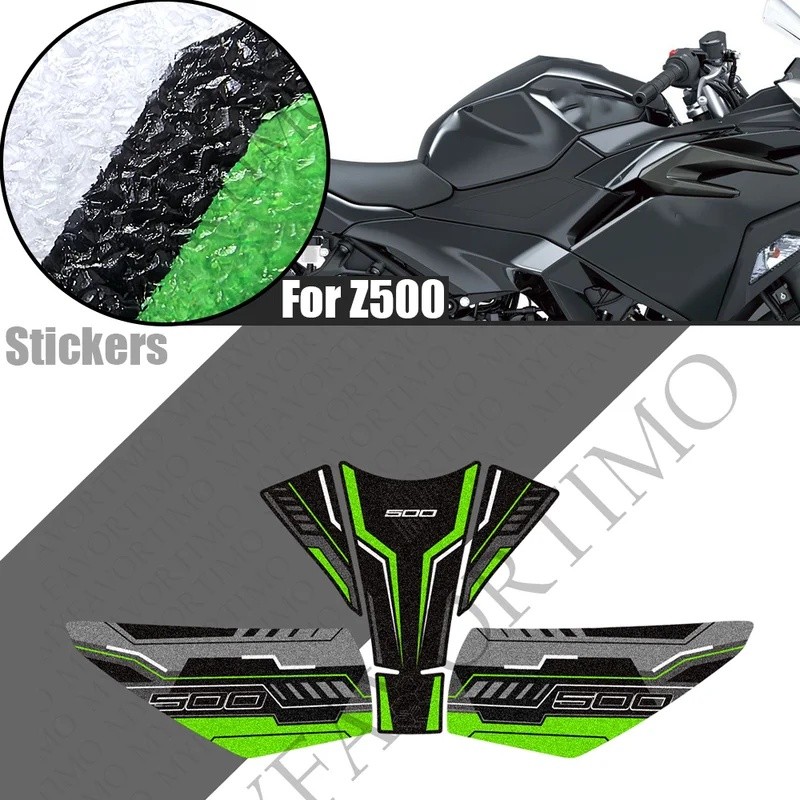 สําหรับ Kawasaki Ninja Z500 Z500SE Z 500 SE ABS รถจักรยานยนต์ Anti-Slip Tank Pad Protector ชุด Fairi