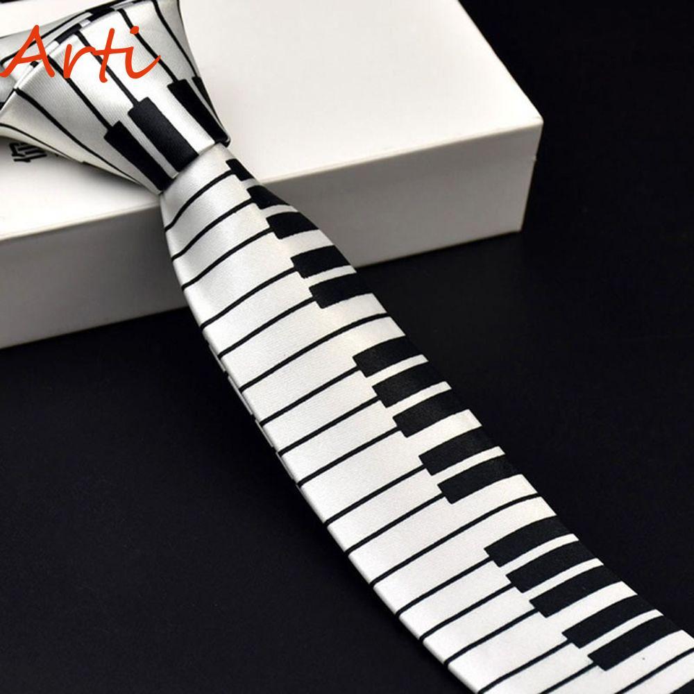 ARTI Tie Slim Keyboard Men Piano Casual