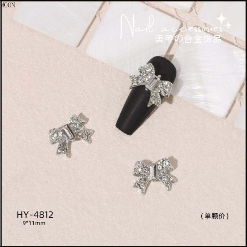MOON 3D Nail Art Decorative Bowknot Nail Accessories Nail Charms Nail Art