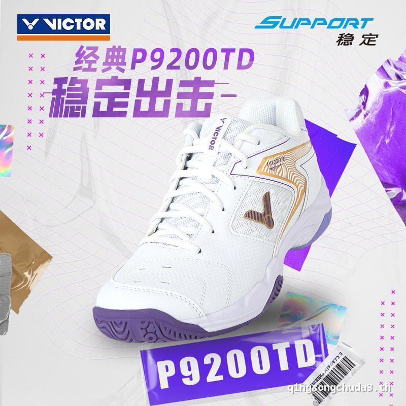 VICTOR/VICTOR VICTOR รองเท้าแบดมินตันการฝึกอบรมระดับ Stable ผู้ชายผู้หญิงสไตล์รองเท้าผ้าใบกว้าง Last