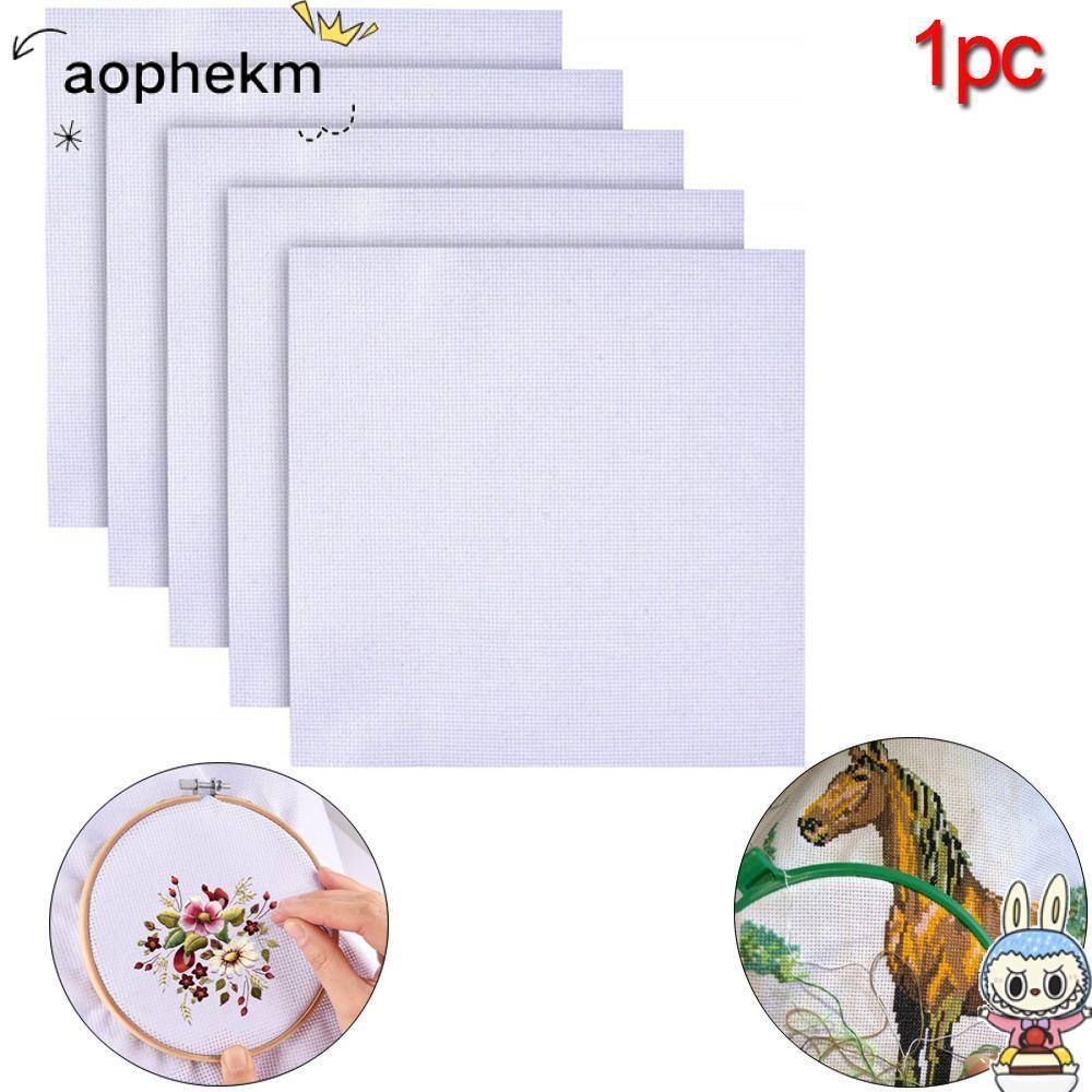 AOPHEKM Aida Cloth Canvas Craft DIY Handmade Cross