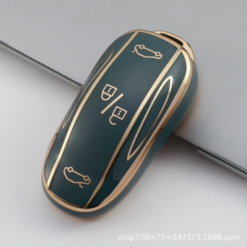 เหมาะสําหรับ Tesla Tesla รุ่น 3 TPU พนมเปญ Key Case TSL-A11J X Key เคสป้องกันคุณภาพสูงพร้อมสต็อก