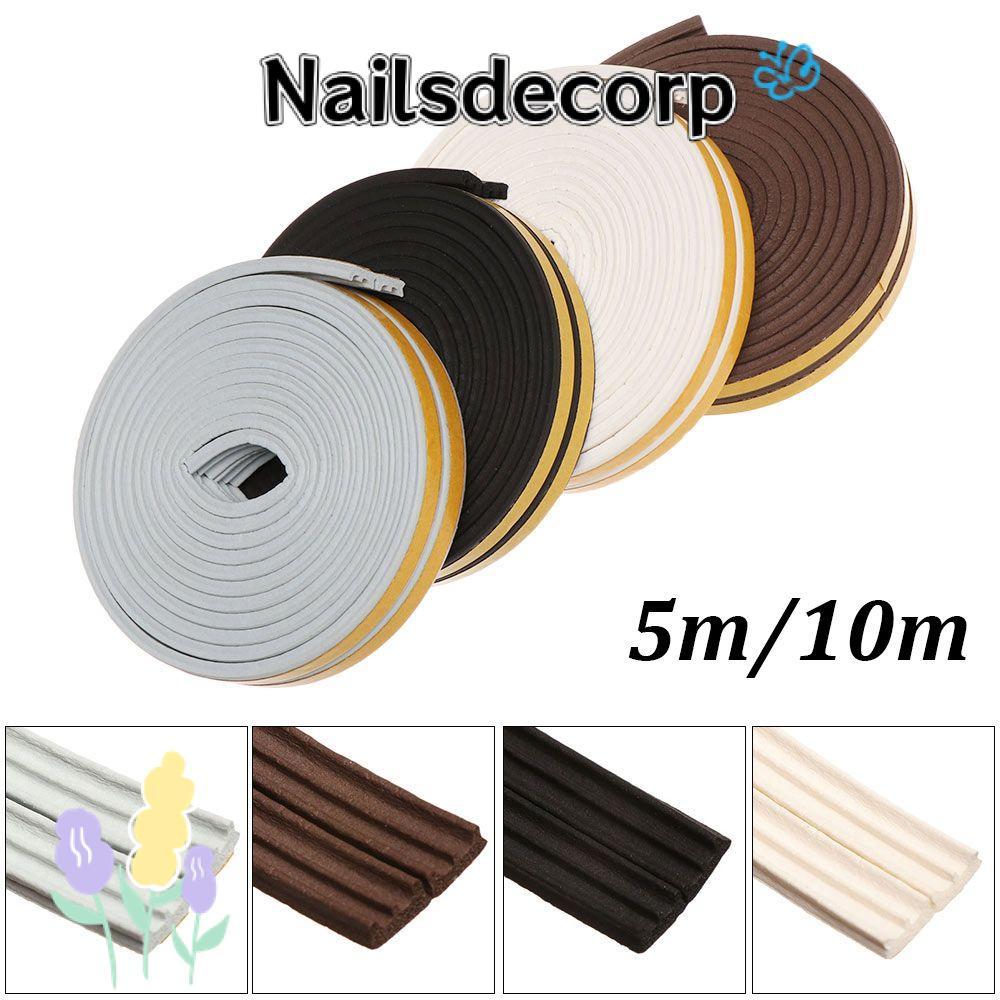 NAILS 5/10M แถบซีลแถบสภาพอากาศยางกันเสียงเร้าใจ
